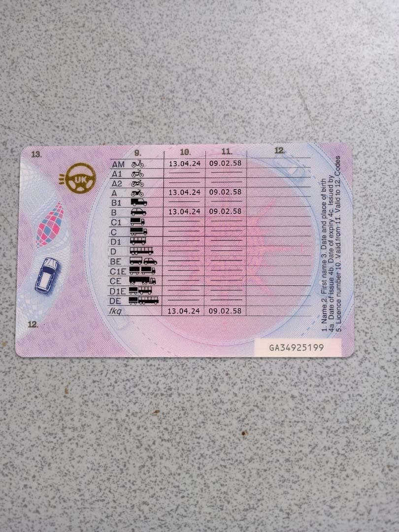 UK Death Certificate